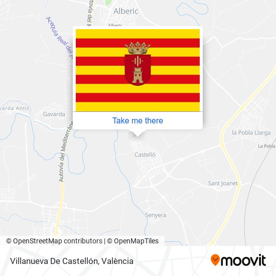 Villanueva De Castellón map