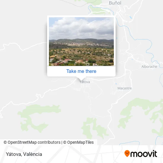 Yátova map