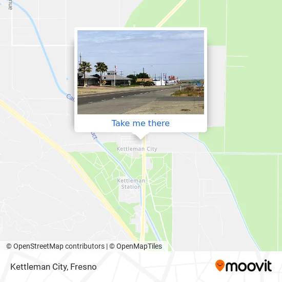 Kettleman City map
