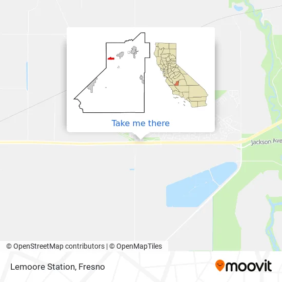 Lemoore Station map