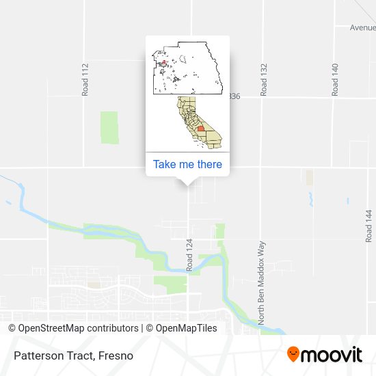 Mapa de Patterson Tract