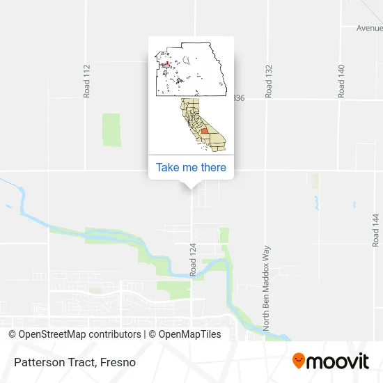Patterson Tract map