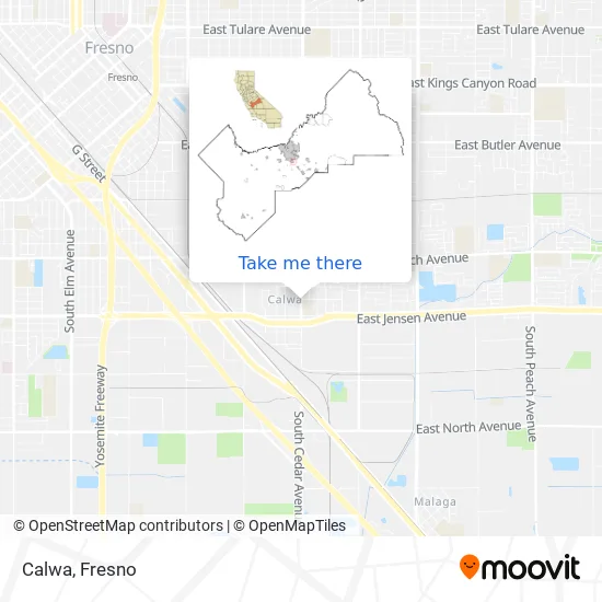Calwa map