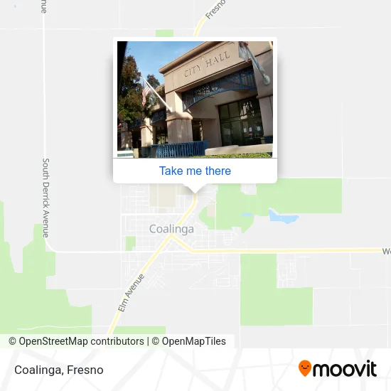 Coalinga map