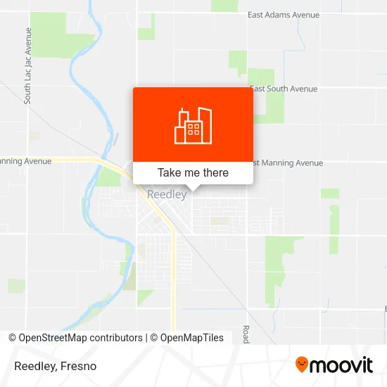 Reedley map