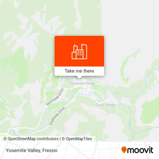 Yosemite Valley map