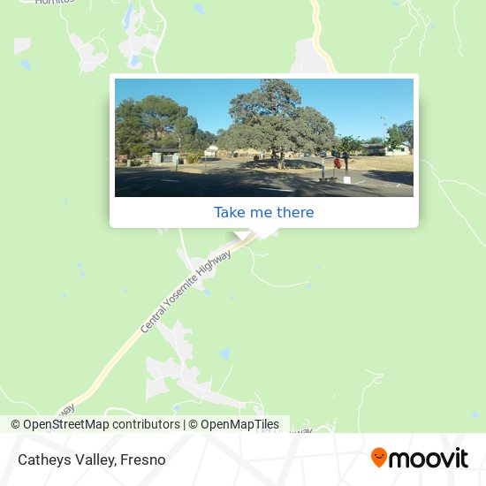 Catheys Valley map