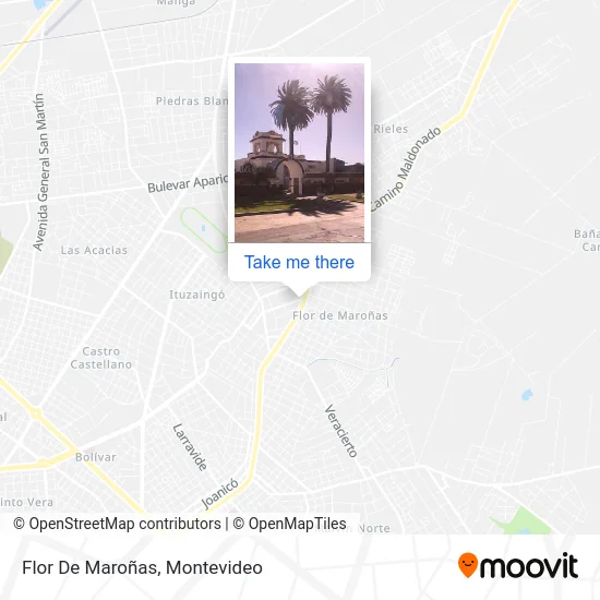 Flor De Maroñas map