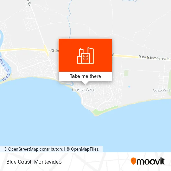 Costa Azul map