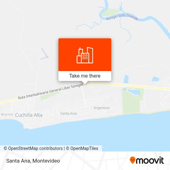 Santa Ana map