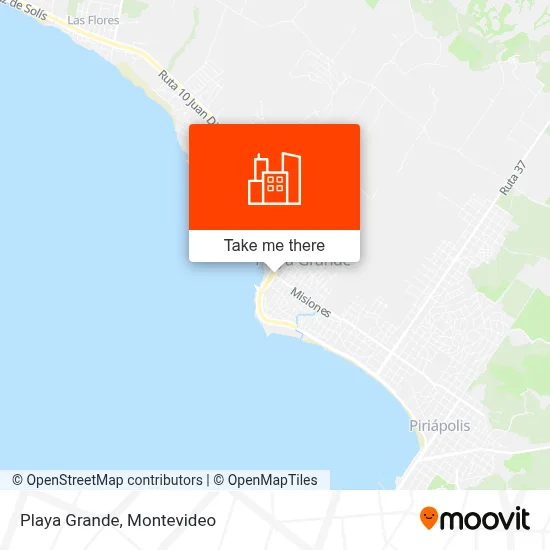Playa Grande map