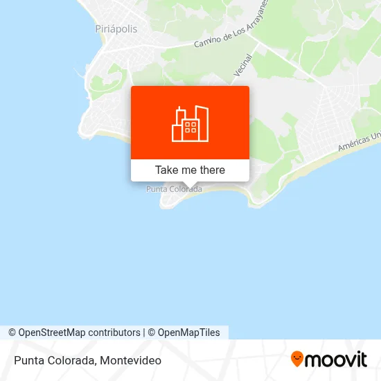 Mapa de Punta Colorada