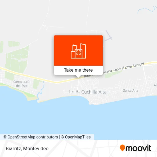 Biarritz map