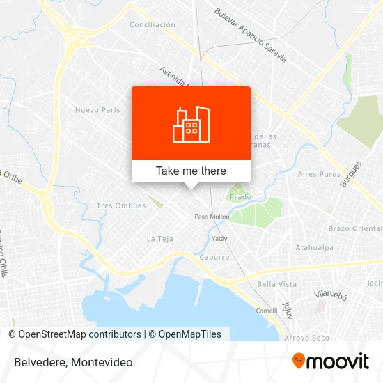 Belvedere map