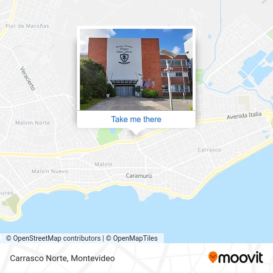 Carrasco Norte map