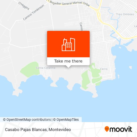 Mapa de Casabo Pajas Blancas