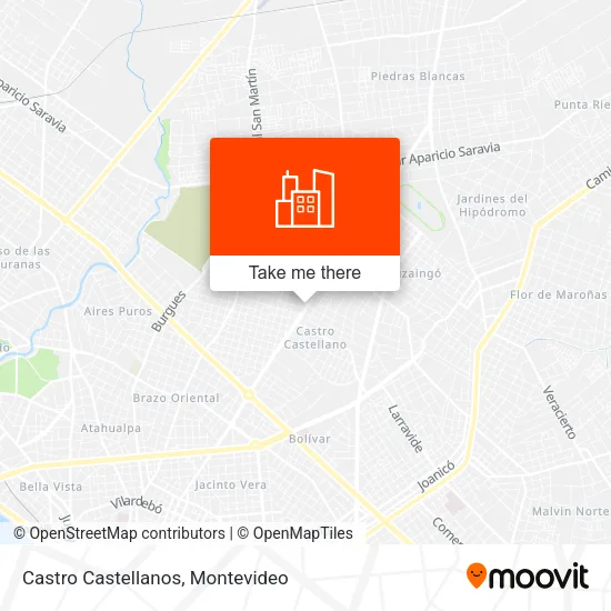 Castro Castellanos map