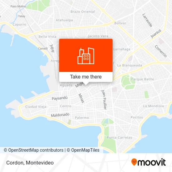 Cordon map
