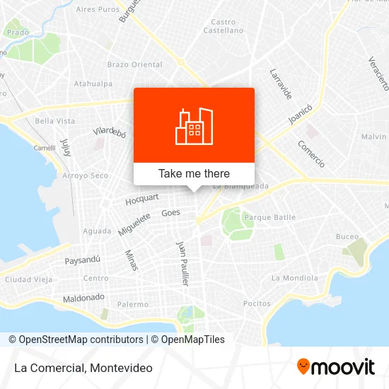 La Comercial map