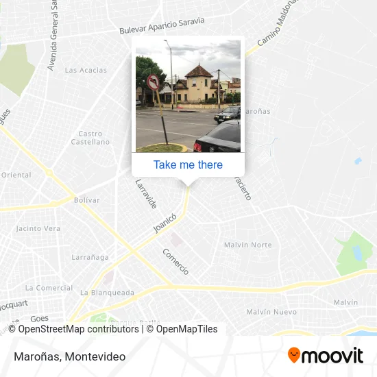 Maroñas map