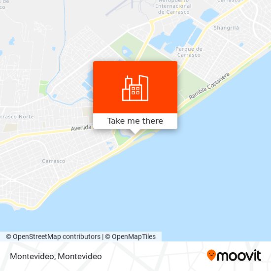 Montevideo map