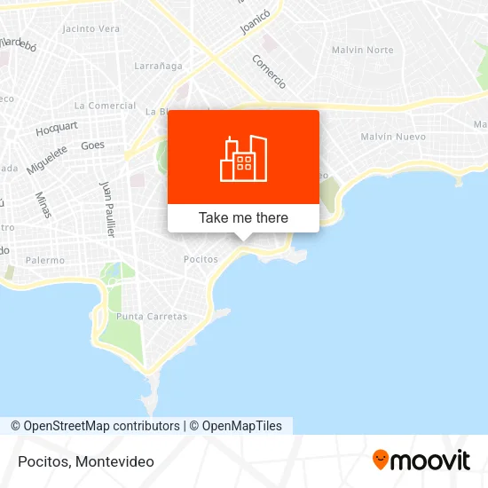 Pocitos map