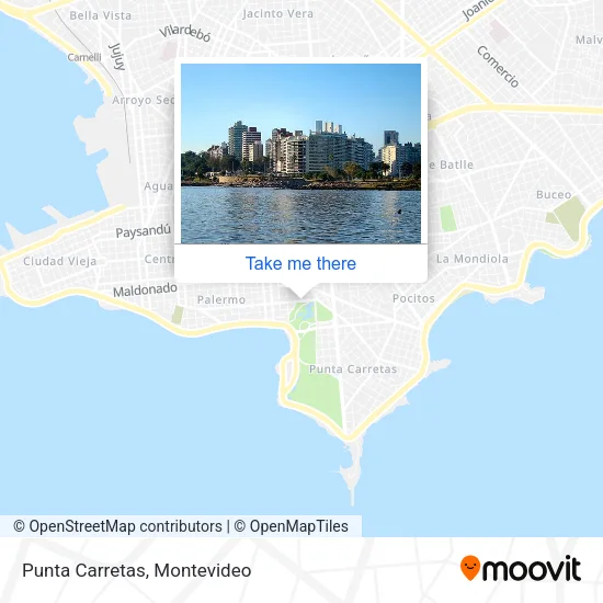 Punta Carretas map
