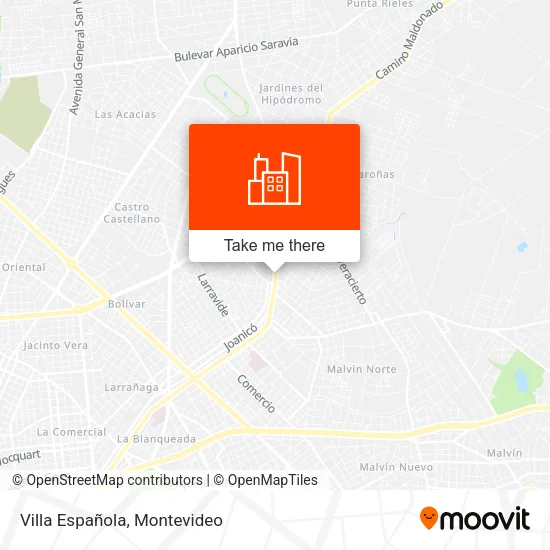 Villa Española map
