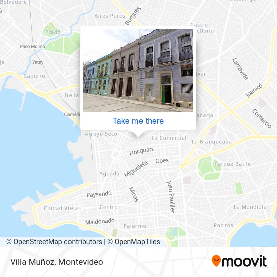 Villa Muñoz map