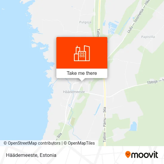 Карта Häädemeeste