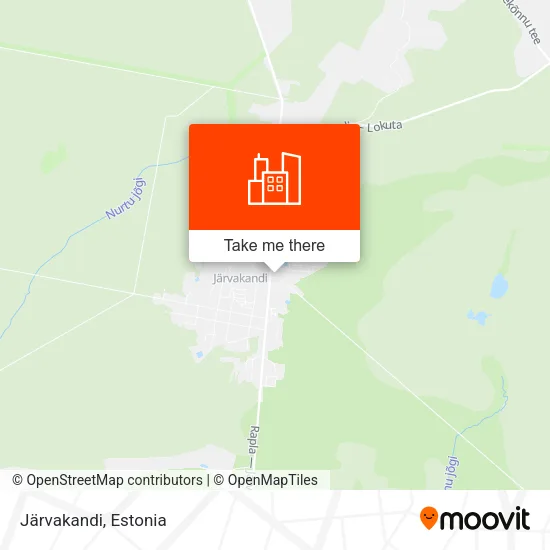 Карта Järvakandi