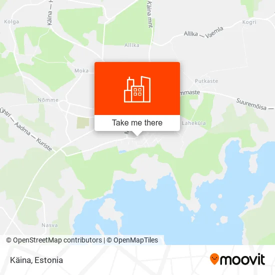 Карта Käina