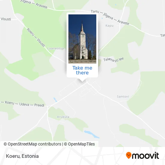 Карта Koeru