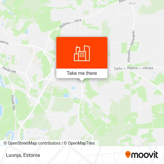 Карта Luunja