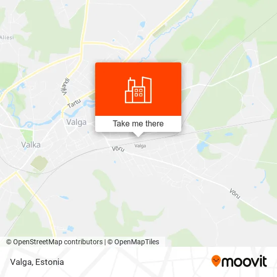 Карта Valga