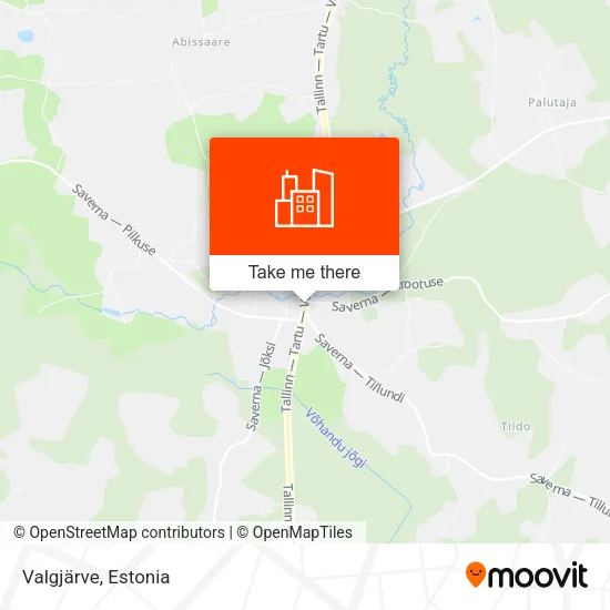 Карта Valgjärve