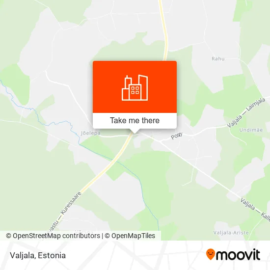 Карта Valjala