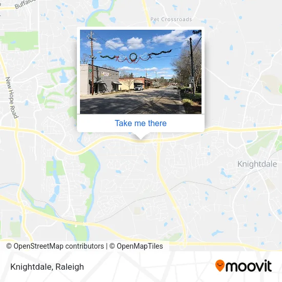 Knightdale map