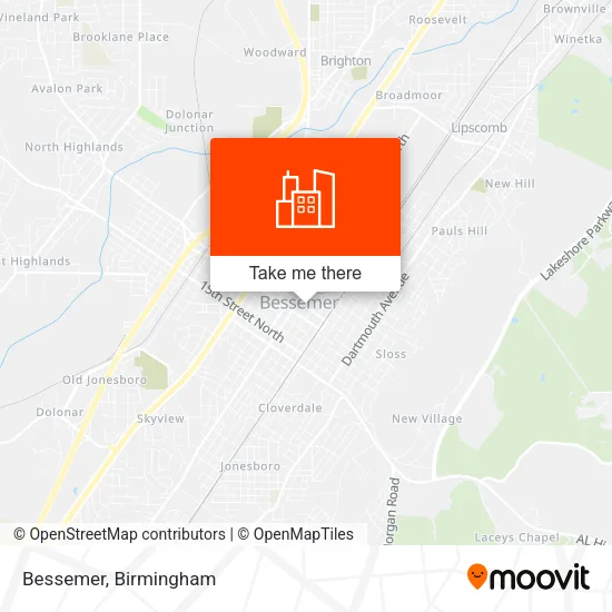 Bessemer map