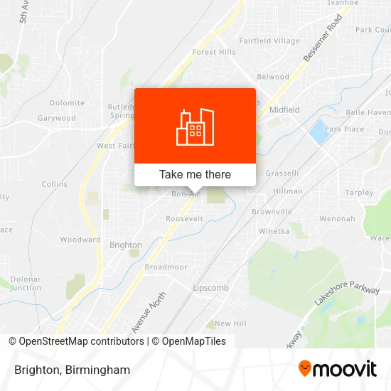 Brighton map
