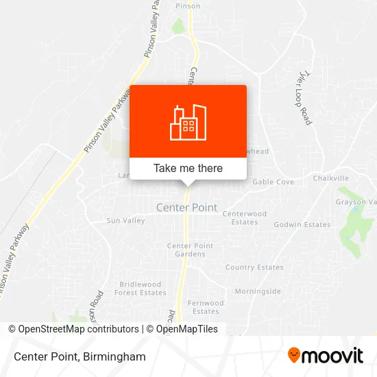 Center Point map