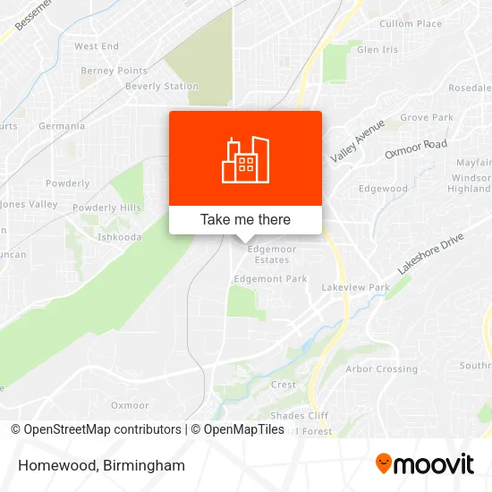Homewood map
