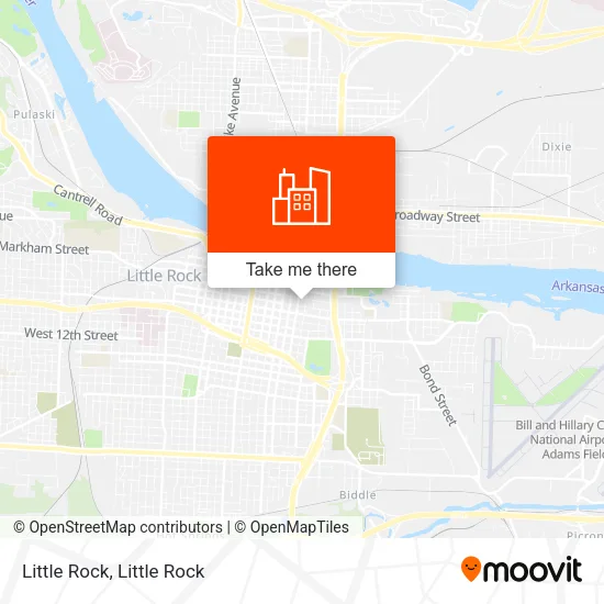 Little Rock map