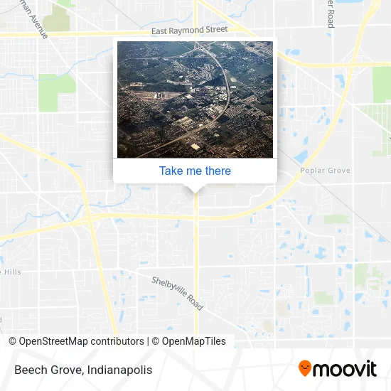 Beech Grove map