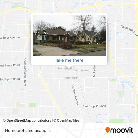 Homecroft map