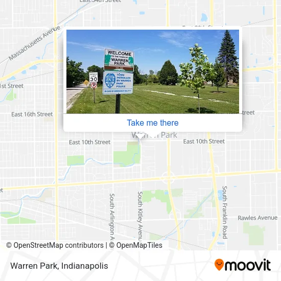 Warren Park map