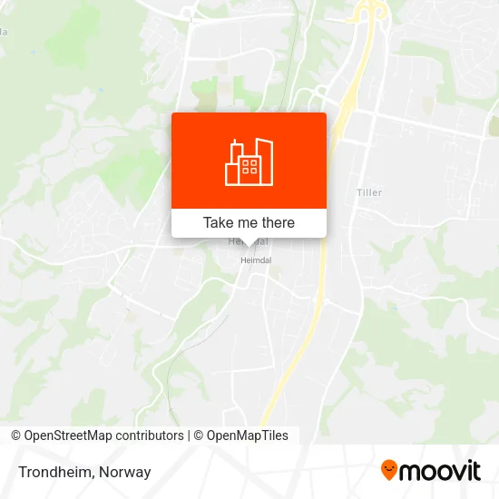 Trondheim map