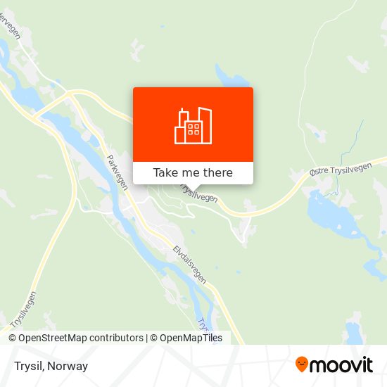 Trysil map