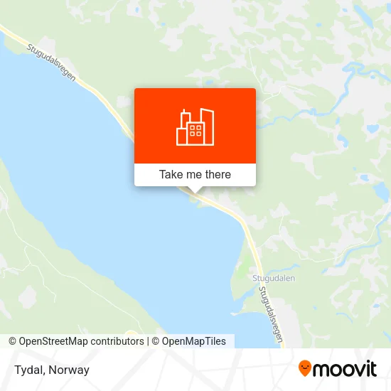 Tydal map