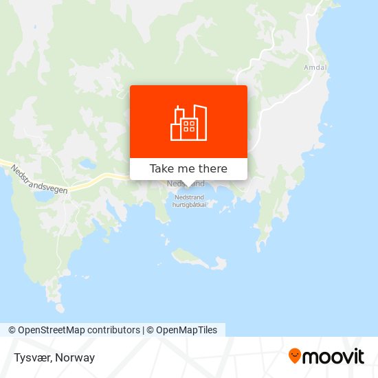 Tysvær map